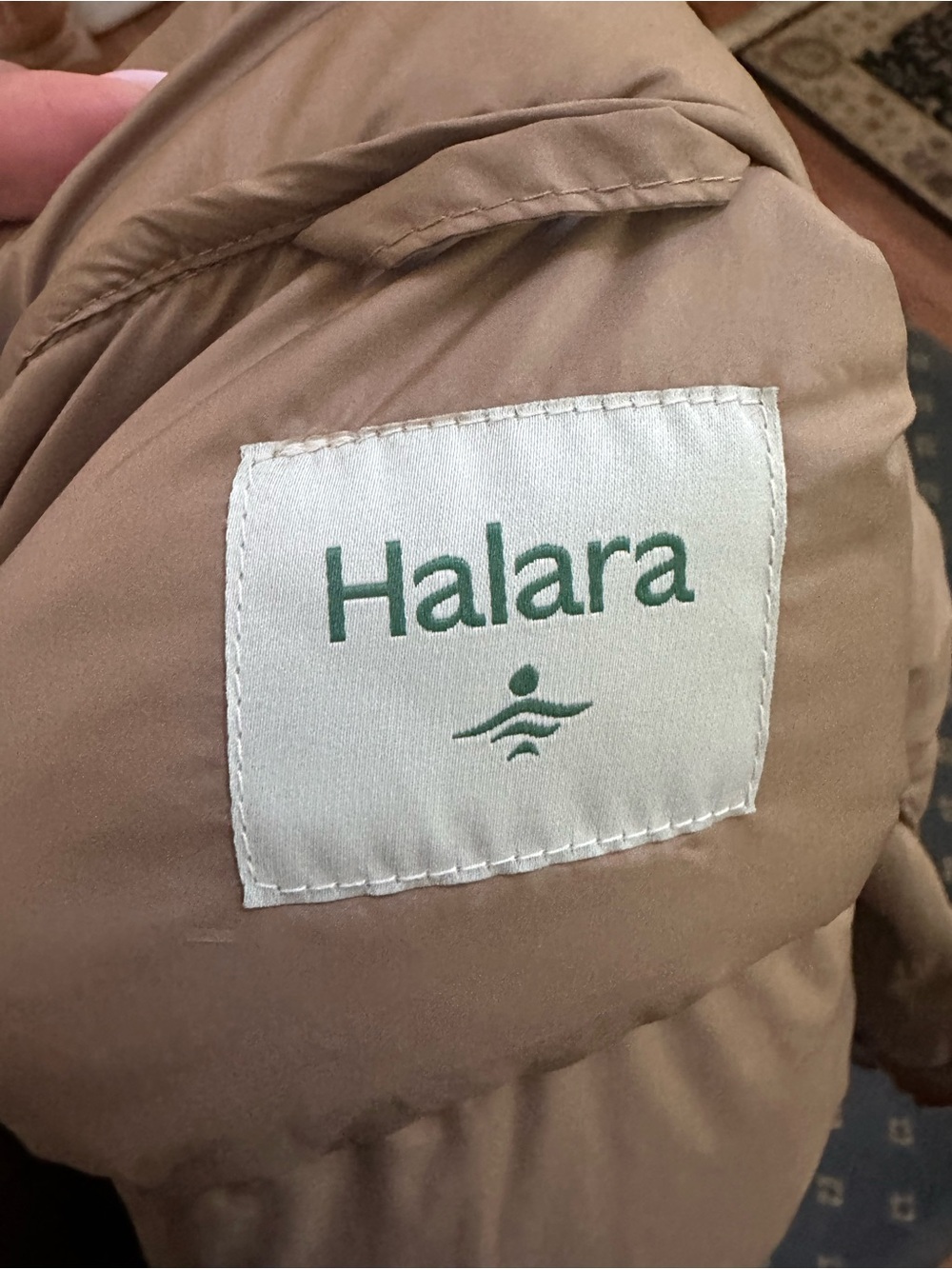 Halara Cropped Puffer Jacket in Taupe size S NWOT - Picture 12 of 12
